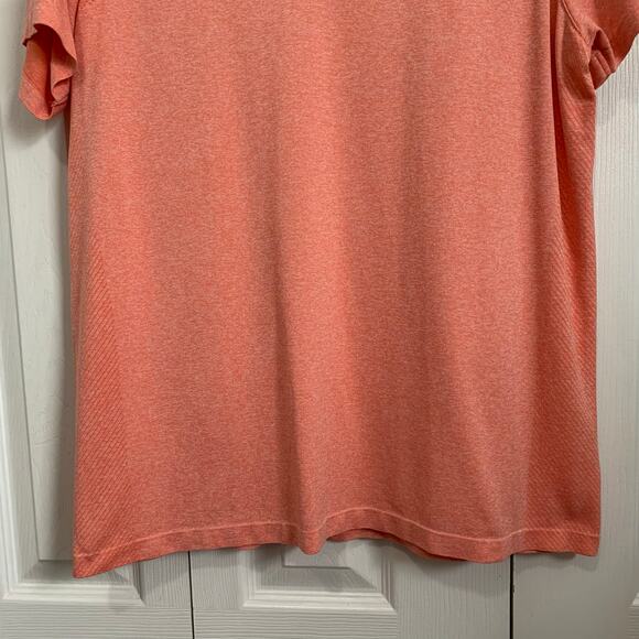 Slazenger Peach Coral Performance Breathable Gold Polo Size XL - Picture 2 of 8